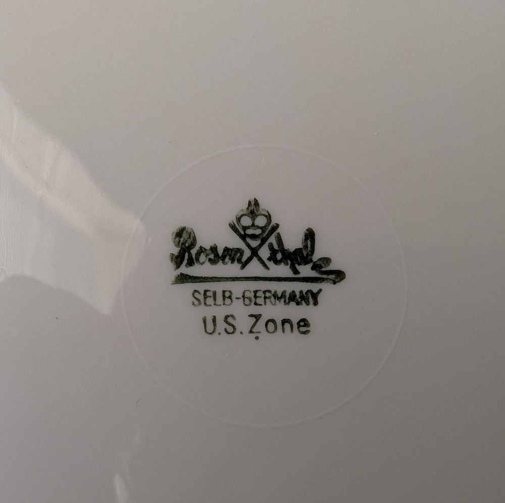 Vintage Rosenthal New Phoenix Porcelain Multicolor Bird Floral Dinner Plate - Picture 8 of 10